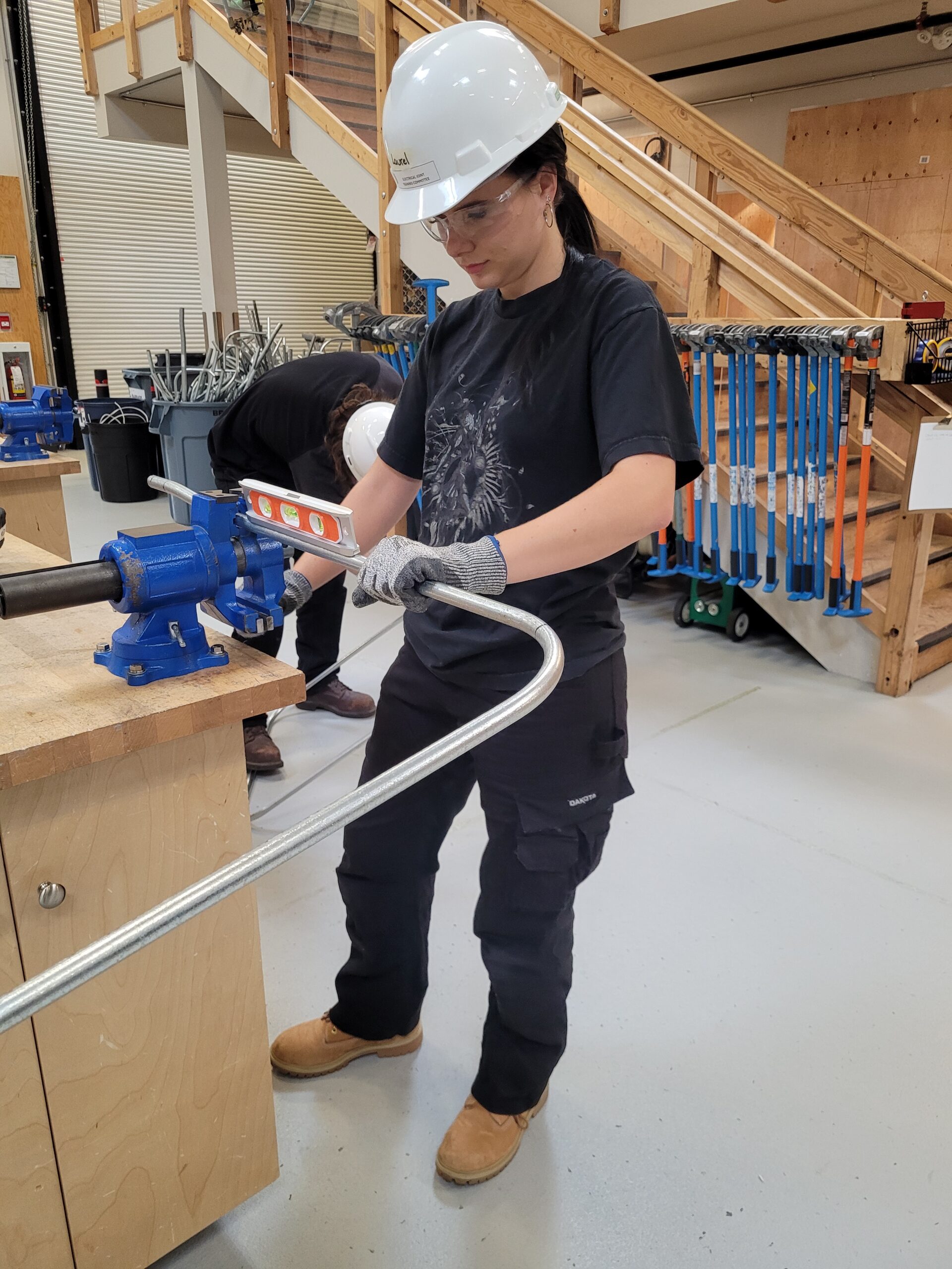 electrical student in training